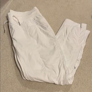 White Lululemon Ankle Pants